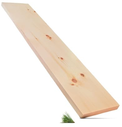 ZIRBELINO Brett aus Zirbenholz - 75cm - Massivholz Zirbe - 75x15x1,9cm (LxBxH)