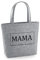 Filztasche personalisiert Oma oder Mama Tasche mit Kindernamen - Geschenk Geburtstag Muttertag (grau - Rahmendesign)