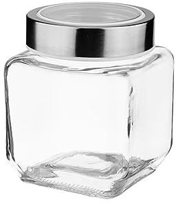 GALICJA Glas Mit Deckel RUBI – Vorratsdosen Mit Deckel Luftdicht – Glasbehälter Mit Deckel – Aufbewahrungsglas Mit Deckel – Vorratsdosen Glas Mit Deckel – 500ml