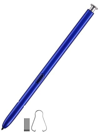 Stylet S de rechange S Stylus Touch S compatible avec Samsung Galaxy Note 10 / Note 10 Plus S Pen Touch Pen (avec Bluetooth) (Argent)
