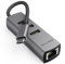 USB-C to Ethernet Adapter with USB 3.0 Ports, WALNEW USBC to RJ45 Lan Adapter, Gigabit Cat Network Cable Converter to Type C Thunderbolt 3 for Mac,MacBook Pro/Air,iPad 10th,Dell XPS,Chromebook,Surface