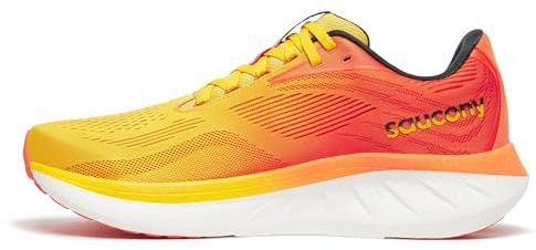 Saucony Ride 18 Herren-Sneaker, Pollen/Pfeffer, 9,5