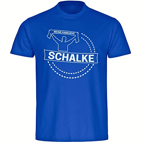 multifanshop Herren T-Shirt - Schalke - Meine Fankurve