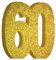 Deko 60 Geburtstag Männer Und Frauen, Goldene Glitter 60. Geburtstag Mittelstück Tischdeko Geburtstag, 60 Geburtstag Party Deko Supplies, Geschenke Für Männer Frauen Geburtstag