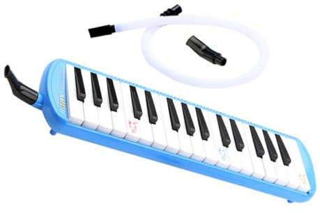 HEMOTON Tasten Melodica Für Anfänger Tragbares Blasinstrument Mit Langem Schlauch Und Kurzem Mundstück Für Musikunterricht Und Partys
