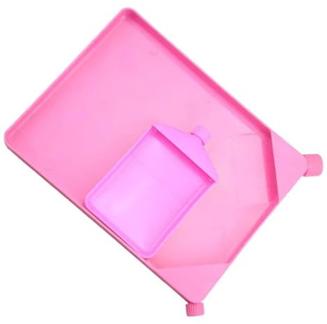 PTILSERY 2Pieces Bead Funnel Tray Set Bead Sorting Tray Craft Organizers Jewelry Making Plate Beading Supplies Bead Funnel