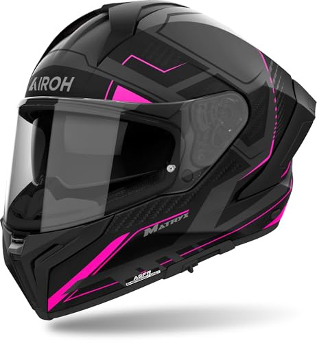 Airoh Matryx Rocket Casque, gris mat/rose, XS (53/54)