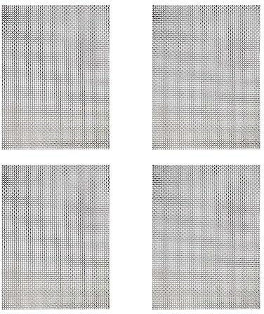 Qussedser 4 Stück 21 cm X 30 cm Drahtgeflecht, Stabiles Metallgeflecht, Metallgeflechtblätter für DIY-Projekte, 304 Edelstahl, Kein Rost, Maschensieb