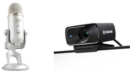 Blue Microphones Yeti, Micro & Elgato Facecam MK.2 – Webcam Haut