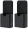 KufaerBeam Magnetic Pen Marker Holders, Magnetic Pen Holder for Whiteboard, Dry Erase Marker Pen Holder, Magnetic Pen Holders for Fridge, Whiteboards, Refrigerators, Home, Office (Black)