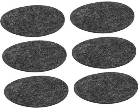 GLEAVI 6pcs Heatproof Felt Coasters Round Plant Coasters Mat Absorbent Floor Mats for Indoor Plant Pot