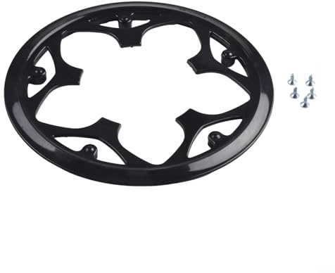 Besttoolifes Bike Crank Guard Protector, Plastic Chainring Cover For Crankset Protection, For Easy Clean Guard For Cycling Parts, Bicycle Chain Wheel Ring Cover Accessory(G5TCO-48)
