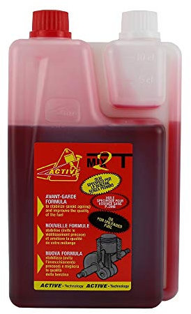 OLIO MISCELA 1 LITRO 2 TEMPI SINTETICO ACTIVE DECESPUGLIATORI MOTOSEGHE BENZINA