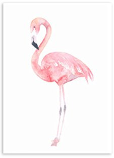 Bluelans® Ölgemälde Flamingo Kunstdrucke auf Leinwand, modernes Leinwand Bilder Kunstdrucke Wandbild, Deko für Wohnzimmer, Schlafzimmer-Dekoration, canvas, 1#, 30*40cm