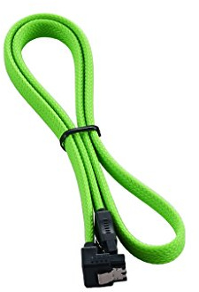 CableMod CM-CAB-RSAT-N60KLG-R ModMesh rechtwinkliger SATA-Kabel 3, Schwarz