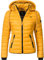 Navahoo Damen leichte Übergangsjacke Steppjacke mit Kapuze Lulana Gelb Gr. M