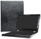 Alapmk Diseñado Especialmente La Funda Protectora de Cuero de PU para 13.3 Lenovo ThinkPad L380 Yoga/L390 Yoga/ThinkPad L380 L390 & Lenovo ThinkPad 13 Chromebook/ThinkPad 13 Laptop,Negro