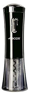 Arcos Accesorios - Sacacorchos Eléctrico Abrebotellas Eléctrico - Hecho de ABS - Color Negro (Incluye Cargador y Cortacápsulas)