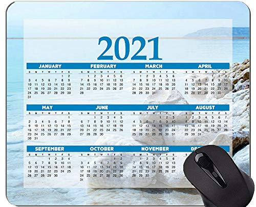 Yanteng 2021 Kalender Mauspad, Entspannen Sie Sommer Mauspads