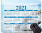 Yanteng 2021 Kalender Mauspad, Entspannen Sie Sommer Mauspads
