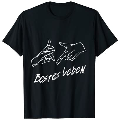 187 Bestes Leben Handzeichen T-Shirt