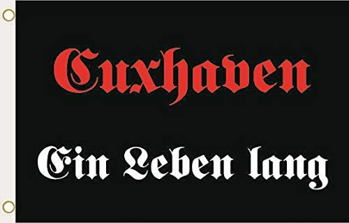 U24 Flagge Fahne Cuxhaven Ein Leben lang 90 x 150 cm