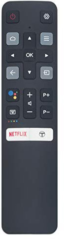 ALLIMITY Vioce Fernbedienung Ersetzen für TCL Thomson UHD 4K TV P716 P615 P616 P715 43P615 50P615 55P615 43P616 50P616 55P616 65P616 43P715 50P715 55P715 43P716 50P716 55P716 65P716 75P716