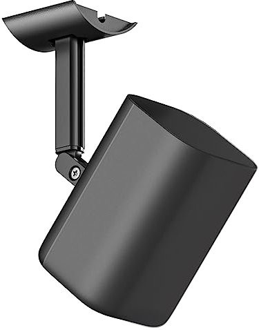 notiela Lautsprecher-Wand- und Deckenhalterung für Roku kabellose Lautsprecher, neig- und schwenkbar, verstellbare Lautsprecherhalterung für Roku-Lautsprecher-Wandhalterungen mit Hardware-Kit, 1 Stück