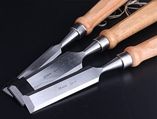 6-51mm Holzschnitzmesser Graver Carving Meißel Zimmermannswerkzeuge Knockable flache Holzbearbeitungsmeißel, 16 mm