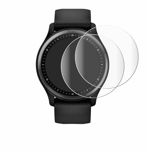 BROTECT Protector Pantalla Completa para Garmin Vivomove Sport (2 Unidades) 3D Curvo
