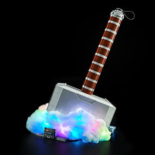 BRIKSMAX Led Lighting Kit for Thor's Hammer - Compatible with Lego 76209 Building Blocks Model- Not Include the Lego Set