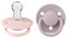BIBS De Lux Schnuller 2er-Pack, BPA-frei, Kirschform Nippel. Silikon, Hergestellt in Dänemark. 0-36 Monate (2er Pack), Blossom/Dusky Lilac