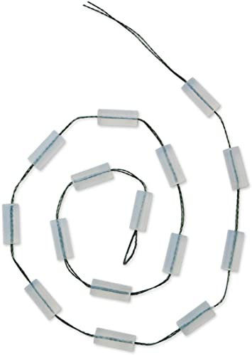 Storfisk fishing & more 15 Stück Wels Schnurstopper Transparent aus Silikon (4 mm x 10 mm)