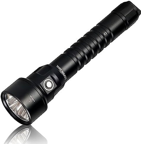 Sofirn SD09L Tauchenlampe 6800 Lumen Led Taschenlampe, Extrem hell Tauchen Taschenlampe, 100m Unterwasser LED mit 3*SST40, IPX8 Professionell Wasserdicht mit wiederafladbaer Akkus