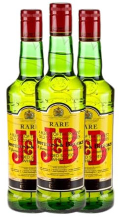 Whisky Blended JB Irrellenable 70 cl (Caja de 3 Botellas de 70 cl)