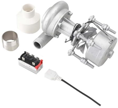 Lfhelper 500W Micro Hydroelectric Generator Wasser Turbine Generator Mini Hydropower Wasserturbine Energieerzeuger Wasserdurchfluss Wasserkraftgenerator AC220V