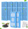 Filtro para fuente de agua para gatos, Filtro de repuesto de 12 unidades para 2L/ 70 fl. oz. Fuente de agua para mascotas, Filtro de carbón activado para dispensador de fuente de agua fresca grande