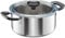 Fiskars Gryte with lid, 3 litre, Ø 22.5 cm, Casserole, Suitable for all hobs, Recycled stainless steel, Functional shape, 1072316