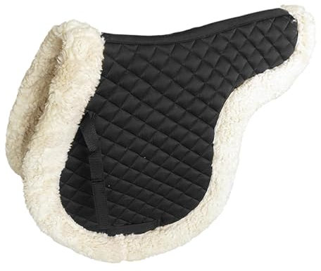 AMZBNEIDI Schabracke, Hochwertiges Reitpad for ultimativen Komfort und Halt(Black)