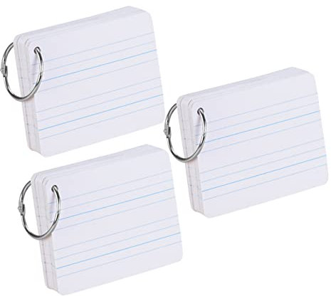 MOLUCKFU 3stücke Doppelseitige Leere Wortkarten Mit Pinyin Verstärkt Für Schüler Umweltfreundliches Zum Lernen Vielseitig Einsetzbar Als Nachrichten Wort Oder Lesezeichenkarte