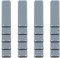 20 Pieces Teflon Self-Adhesive Furniture Sliders 70x19mm Rectangle Self-Stick Furniture Glides PTFE Self Adhesive Furniture Slider Furniture Moving Pads for Carpet Hard Wood Floor Furniture