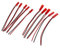 Pyatofy Pyatofy (R) 5 Paar 22AWG 100 mm Kabel mit 2Pin JST MF Stecker Fuer RC-Batterie Motoranschluss