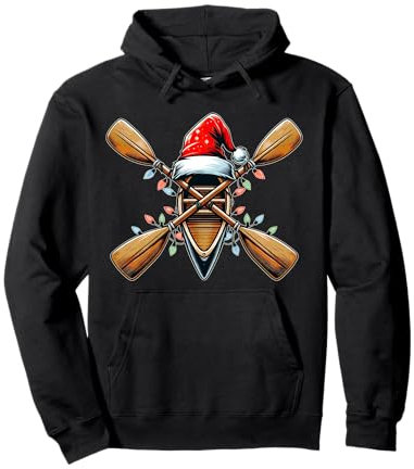 Kanu Kanu Kajak Weihnachten Hut Xmas Pullover Hoodie