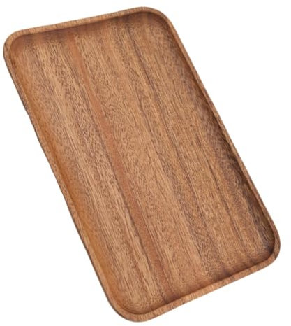 Großes Holztablett, Holzplatten, Couchtisch Tablett Holzplatten, Vorspeisenteller, Flaches Schminktablett, Desserttabletts, Deko für Frühstück im Bett, Wohnzimmer auf