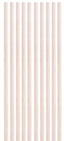 10 Stück Balsaholz-Rundstäbe, L 100 bis 500 mm, Holzdübel for Basteln, Holzstäbe for DIY-Modellbau-Zubehör(6x200mm)