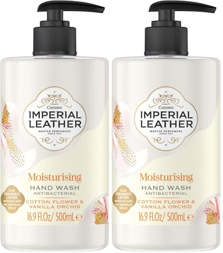 REGAL IMPERIAL LEATHER HANDWASH - MOISTURISING, White (Pack of 2)