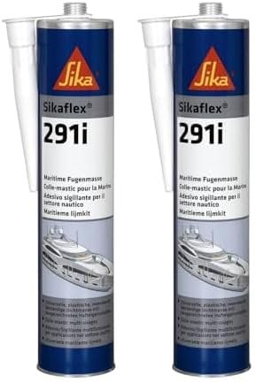 Sika – Dichtstoff – Sikaflex-291i Weiß – ideal für den Marinebereich – hochelastisch und überlackierbar – geruchsarm – 300 ml (Packung mit 2)