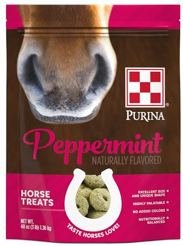Purina Peppermint Horse Treats, 3 (3LB) Pound Bag