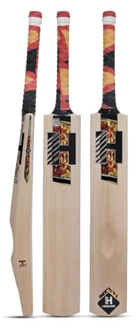 Heega Kamelförmiger Kaschmir-Weidenschläger | Lederschläger für Cricket (Größe | 3)