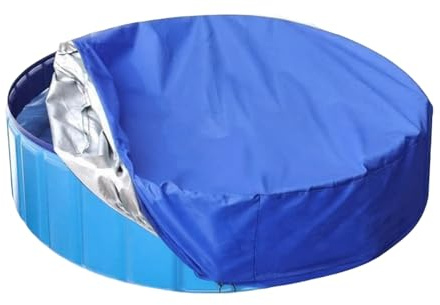 Bâche de protection de piscine ronde pliable de 2,4 m pour l'extérieur, filet de protection étanche